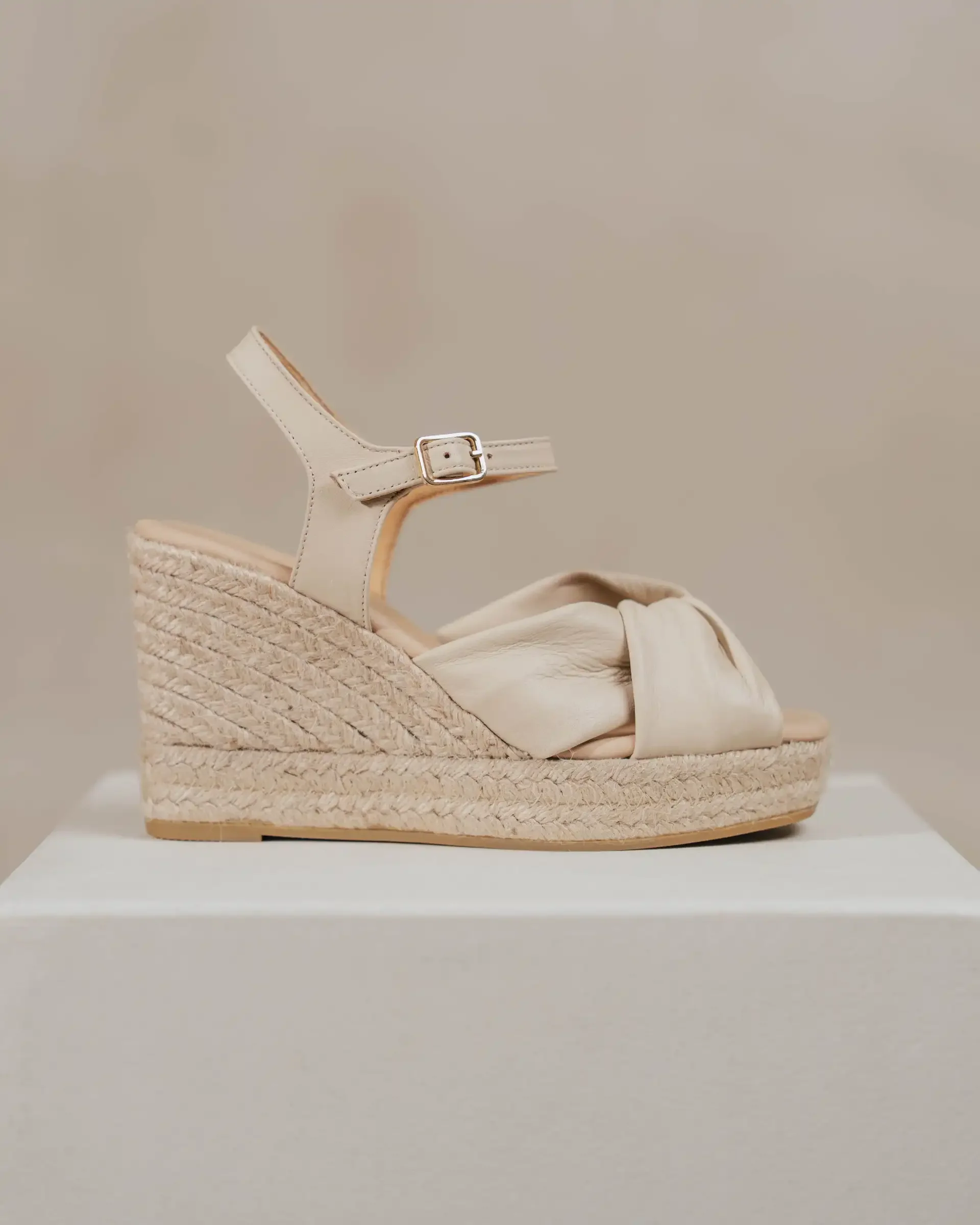 Espadrilles Compensées Talon Haut Femme